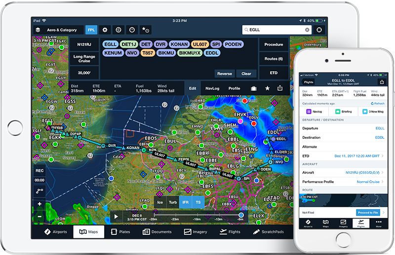 FOREFLIGHT. IFLIGHT GPS. Карта погоды для пилотов. Flight Planner.