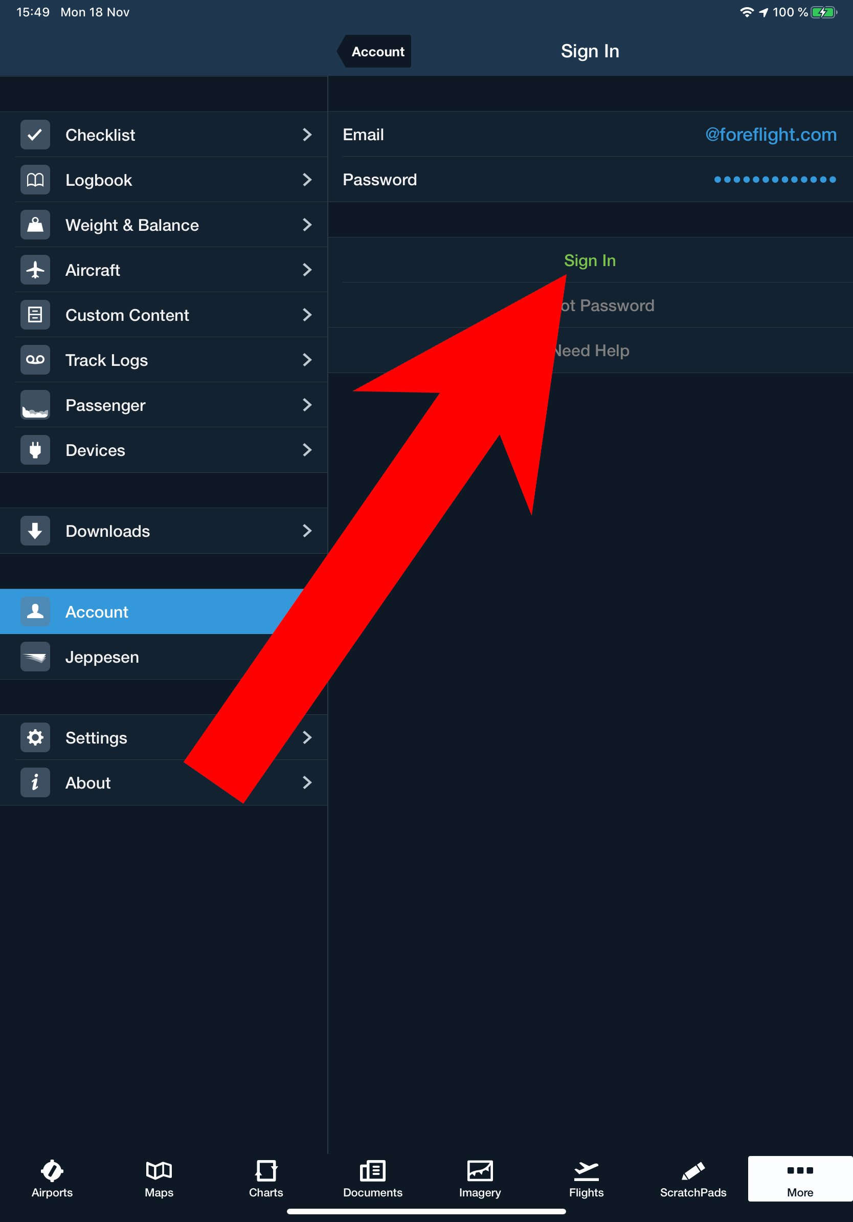 Sign in to iPad step 4