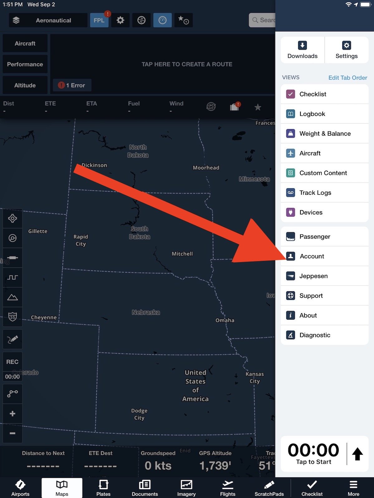 iPad Sign Out Step 2
