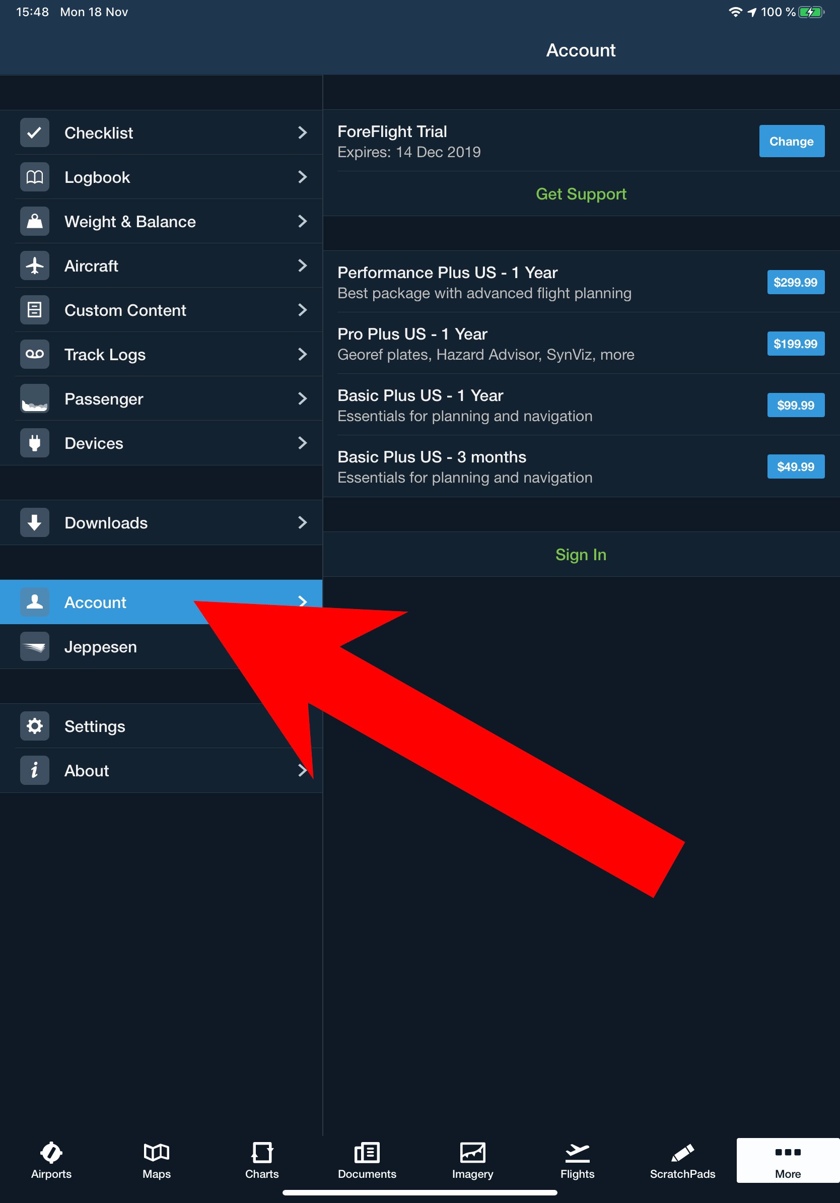 Sign in to iPad step 2